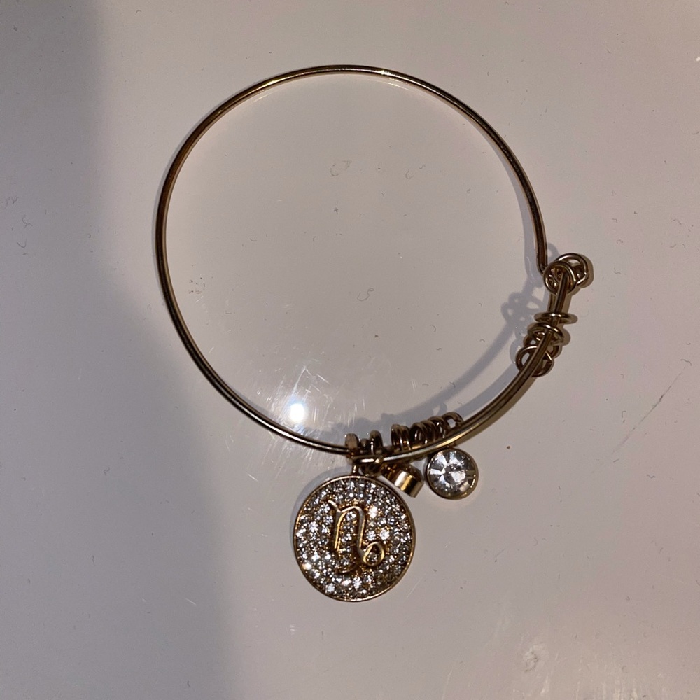 Rose gold bangle bracelet